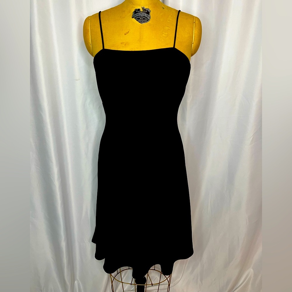 Classic Nine West Spaghetti Strap Tie Back Sheath Dress - Size 8